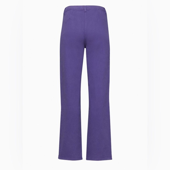 Aritzia Wilfred Free Modern Utility Pant Purple Cargo Relaxed Fit Size 0 - Picture 6 of 11